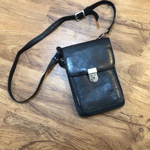 Frye Leather Wallet Crossbody Purse Bag
